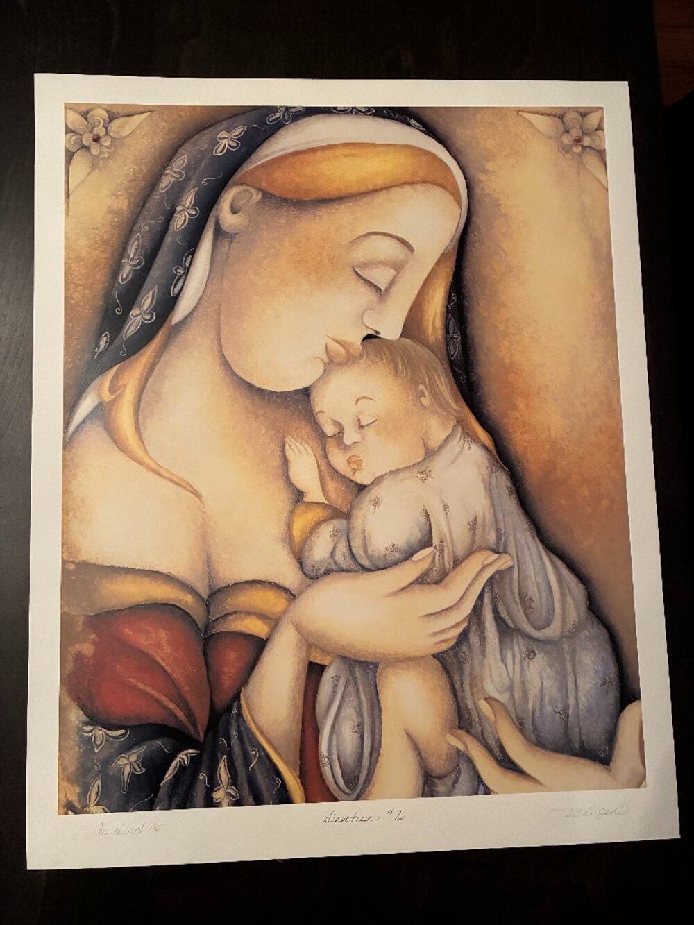Breathtaking Print of Mother and Child - DEVOTION 2 by Rajka Kupesic